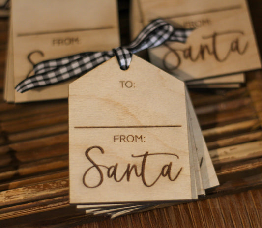 Santa Gift Tags